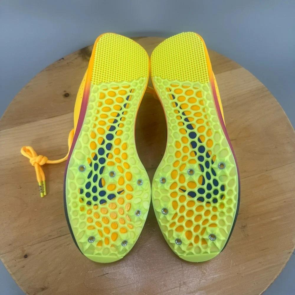 Nike Triple Jump Elite 2 Mens Size 9.5 Citron Yellow Track & Field Spikes NEW